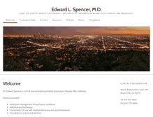 Tablet Screenshot of edwardspencermd.com